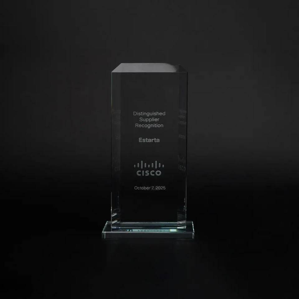 Estarta Recognized as Cisco’s Distinguished Supplier of the Year 2025 02